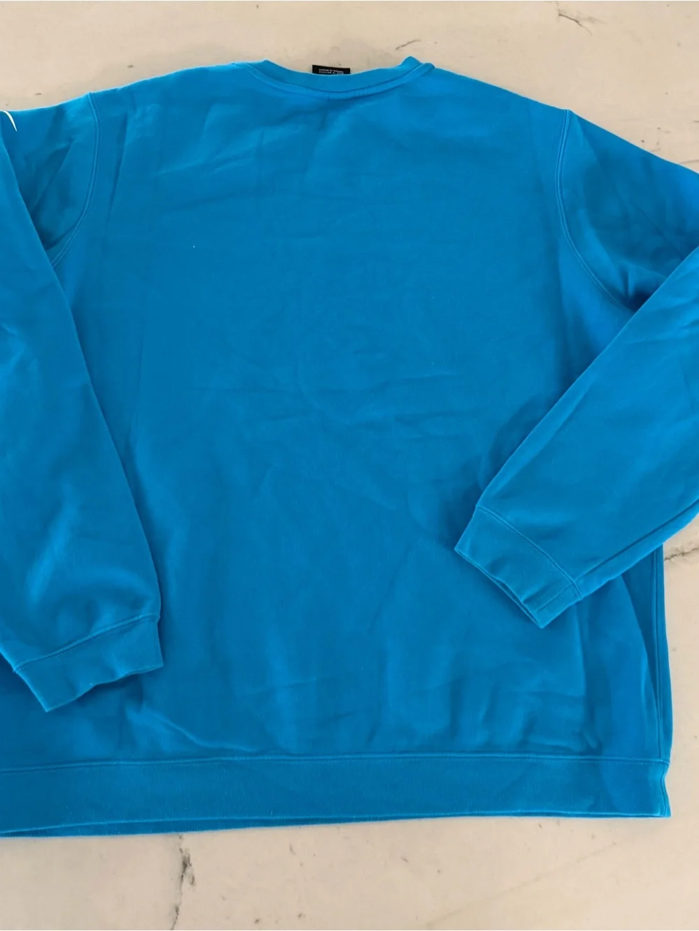 Carolina Panthers Sweatshirt Crewneck Men 2XL Blue Nike NFL XXL